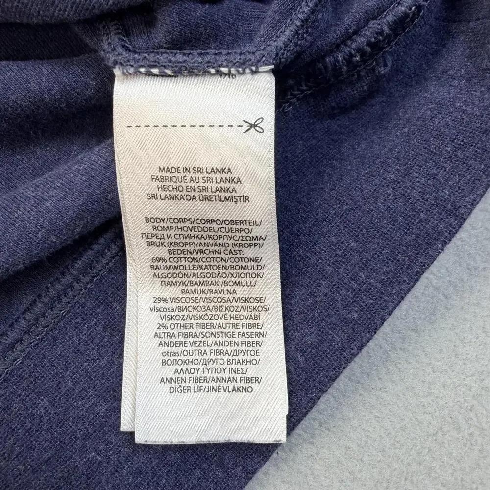 Polo Ralph Lauren Sweatshirt Mens XL Blue 1/4 Zip Mock Neck Pullover Pony Logo